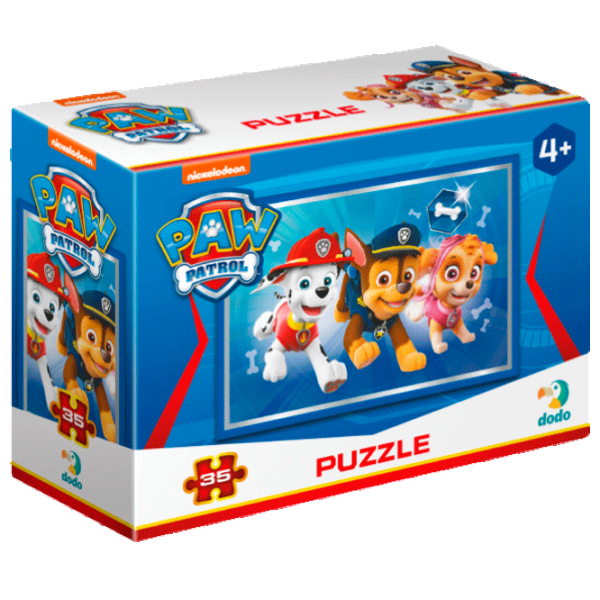 Puzzle DoDo Puzzle-mini „Marshall, Chase și Skye”, seria Patrula cățelușilor 4+/ Numărul de piese: 35 photo 3 Puzzle DoDo Puzzle-mini „Marshall, Chase și Skye”, seria Patrula cățelușilor 4+/ Numărul de piese: 35 photo 3