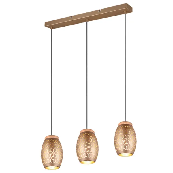 Люстра Trio Bidar 28 Вт / 3 цоколя - E27 photo 1 Люстра Trio Bidar 28 Вт / 3 цоколя - E27 photo 1