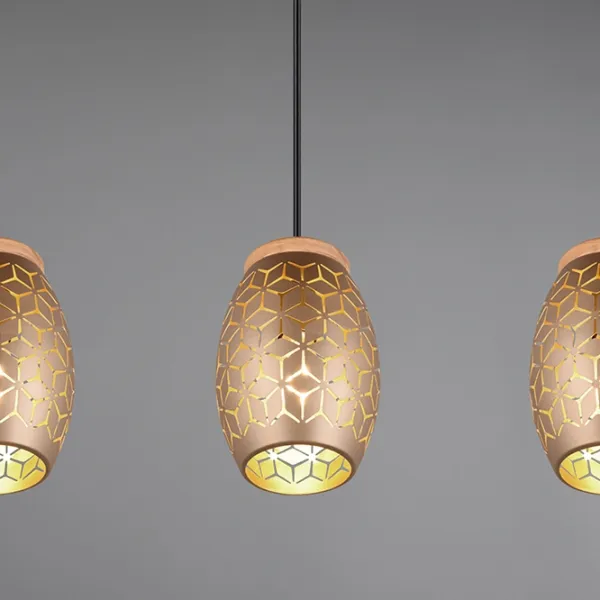 Люстра Trio Bidar 28 Вт / 3 цоколя - E27 photo 2 Люстра Trio Bidar 28 Вт / 3 цоколя - E27 photo 2