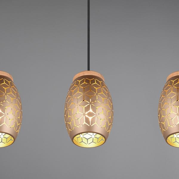 Люстра Trio Bidar 28 Вт / 3 цоколя - E27 photo 2 Люстра Trio Bidar 28 Вт / 3 цоколя - E27 photo 2