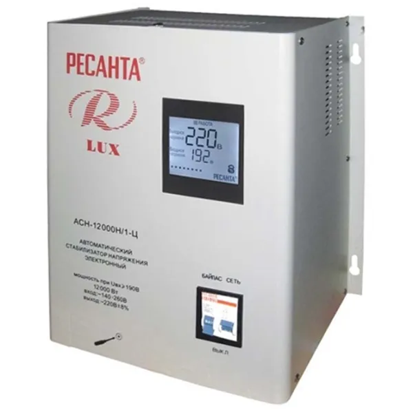 Стабилизатор напряжения Resanta ACH-12000/1-Ц  Реле / 12 кВт photo 1