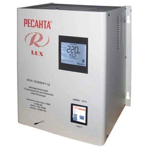 Стабилизатор напряжения Resanta ACH-12000/1-Ц  Реле / 12 кВт photo 1