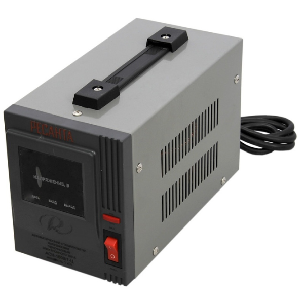 Стабилизатор напряжения Resanta ACH-1000/1-Ц Реле / 1 Кв photo 1
