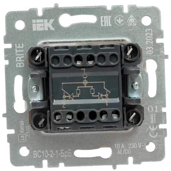 Întrerupător IEK BR-V20-1-10-K01 50 Hz /  photo 4 Întrerupător IEK BR-V20-1-10-K01 50 Hz /  photo 4