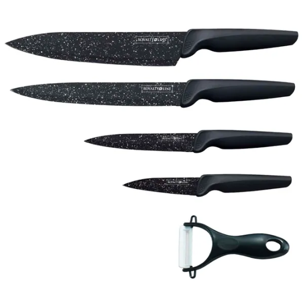 Set de cuțite Royalty Line RL-MB4 Oțel inoxidabil / Black photo 1 Set de cuțite Royalty Line RL-MB4 Oțel inoxidabil / Black photo 1