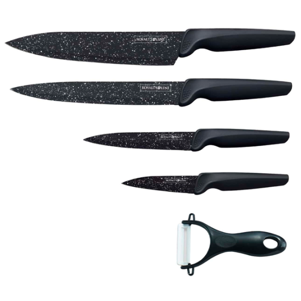 Set de cuțite Royalty Line RL-MB4 Oțel inoxidabil / Black photo 1 Set de cuțite Royalty Line RL-MB4 Oțel inoxidabil / Black photo 1
