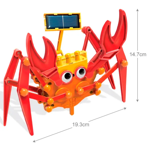 Set de creație 4M Green Science Hybrid Crabot 00-03448 5+ / Multicolor Red photo 3