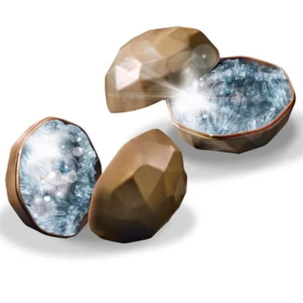 Set de creație 4M KidzLabs Grow Your Crystal Geodes 00-03919 10+ / Multicolor Gray photo 4