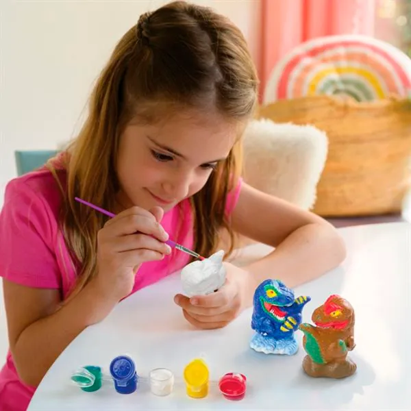 Set de creație 4M 3D Mould & Paint Dinosaurs 00-04777 6+ / Multicolor Multicolor photo 5