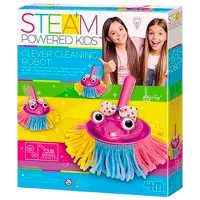 Креативный набор 4M Steam Powered Kids Clever cleaning robot 00-04908 3+ / Разноцветный Разноцветный