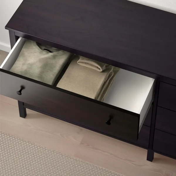 Комод Ikea Koppang 83 x 172 x 44см / МДФ / Черно-коричневый photo 2 Комод Ikea Koppang 83 x 172 x 44см / МДФ / Черно-коричневый photo 2