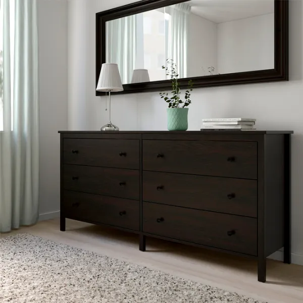Комод Ikea Koppang 83 x 172 x 44см / МДФ / Черно-коричневый photo 4 Комод Ikea Koppang 83 x 172 x 44см / МДФ / Черно-коричневый photo 4