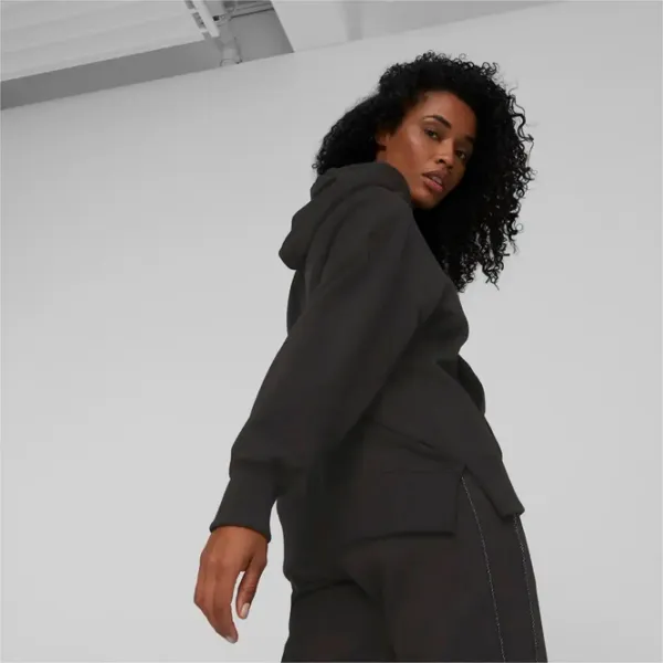 Hanorac pentru femei Puma Swarovski Crystals Oversized Hoodie Toamnă - iarnă / Black photo 3 Hanorac pentru femei Puma Swarovski Crystals Oversized Hoodie Toamnă - iarnă / Black photo 3