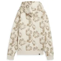 Hanorac pentru femei Puma Ess+ Class Act Aop Hoodie Fl Toamnă - iarnă / Beige photo 2