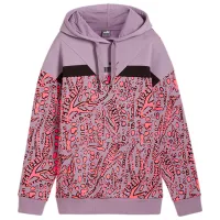 Hanorac pentru femei Puma Power Hypernatural Aop Hoodie Fl All-season / Violet