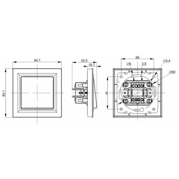 Întrerupător IEK BR-V14-0-10-K35 50 Hz /  photo 6