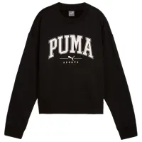 Hanorac pentru femei Puma Squad Crew Fl Toamnă - iarnă / Black
