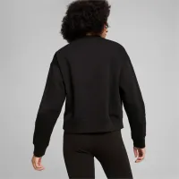 Толстовка для женщин Puma Squad Crew Fl Осень - Зима / Черный photo 4