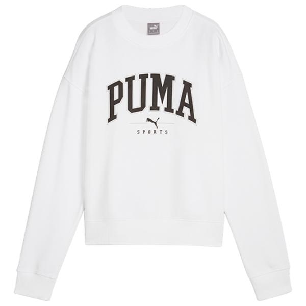 Hanorac pentru femei Puma Squad Crew Fl Toamnă - iarnă / White photo 1 Hanorac pentru femei Puma Squad Crew Fl Toamnă - iarnă / White photo 1
