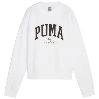 Hanorac pentru femei Puma Squad Crew Fl Toamnă - iarnă / White