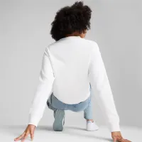Толстовка для женщин Puma Squad Crew Fl Осень - Зима / Белый photo 4