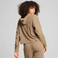 Hanorac pentru femei Puma Ess Elevated Hoodie All-season / Beige photo 3