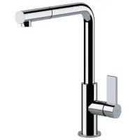 Baterie pentru bucătărie Franke Neptune Evo O singură pârghie / pivotantă / Alamă / Crom