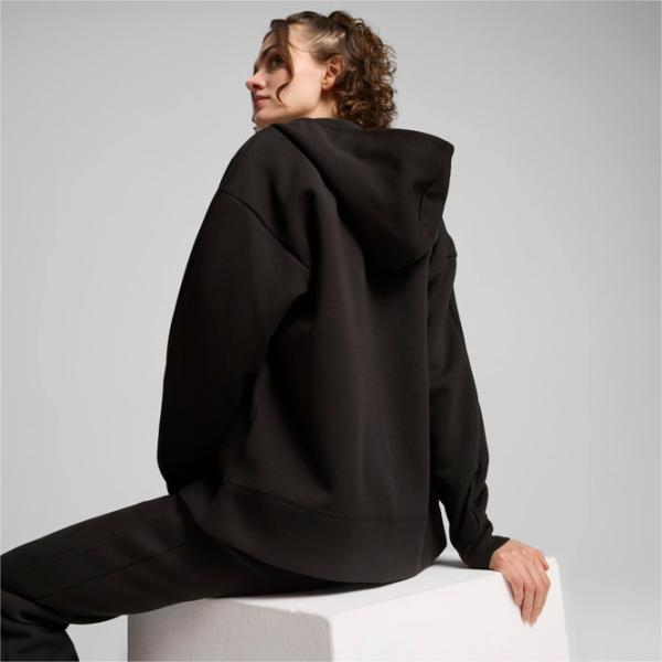 Толстовка для женщин Puma Ferrari Style Hooded Sweat Jacket Wmn Осень - Зима / Черный photo 4