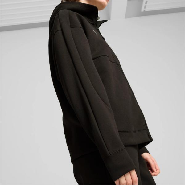 Толстовка для женщин Puma Ferrari Style Hooded Sweat Jacket Wmn Осень - Зима / Черный photo 5