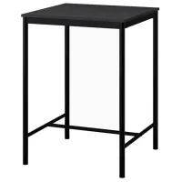 Обеденные стол со стульями Ikea Sandsberg/Stig 2 (5415795) Квадратная / ДСП / Черный photo 2