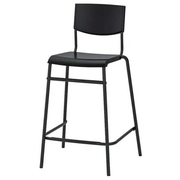 Обеденные стол со стульями Ikea Sandsberg/Stig 2 (5415795) Квадратная / ДСП / Черный photo 3