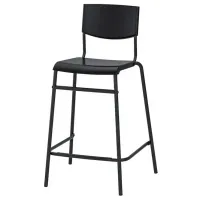 Обеденные стол со стульями Ikea Sandsberg/Stig 2 (5415795) Квадратная / ДСП / Черный photo 3