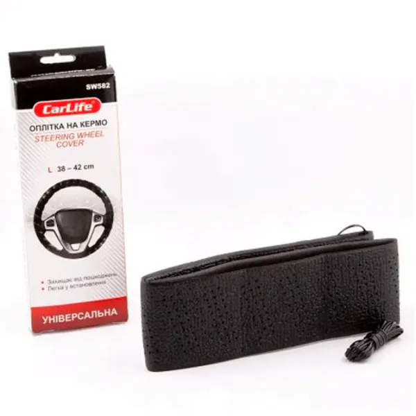 Чехол на руль Carlife SW582 Кожа photo 4