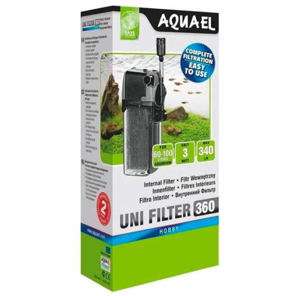 Аквариумный фильтр Aquael UNIFILTER 360 EU 340 л/ч photo 1 Аквариумный фильтр Aquael UNIFILTER 360 EU 340 л/ч photo 1