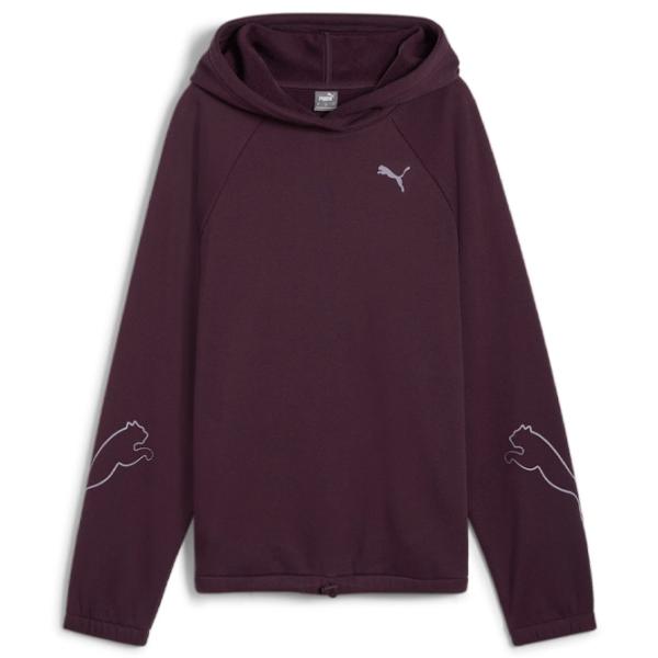 Hanorac pentru femei Puma Motion Hoodie Fl All-season / Bordo photo 1