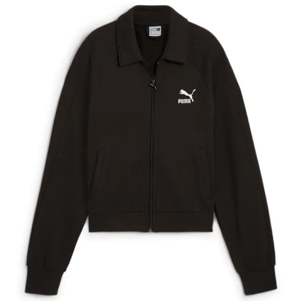 Hanorac pentru femei Puma T7 Track Jacket Toamnă - iarnă / Black photo 1 Hanorac pentru femei Puma T7 Track Jacket Toamnă - iarnă / Black photo 1