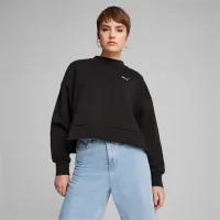 Hanorac pentru femei Puma Classics Oversized Crew Dk Toamnă - iarnă / Black photo 2