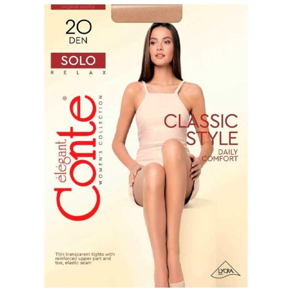 Colanți pentru femei Conte SOLO_20 3 / Black photo 3