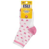 Șosete pentru fetiţe Conte ESLI 20 / White