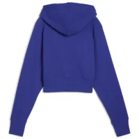 Толстовка для женщин Puma Classics+ Relaxed Cropped Hoodie Всесезонные / Синий photo 2