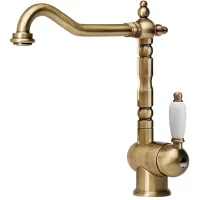Смеситель для кухни Franke Old England Mono Oднорычажный / поворотный / Латунь / Бронзовый