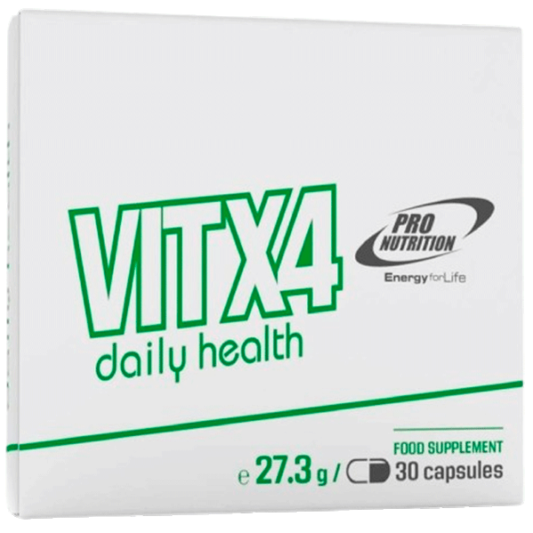 Vitamine și minerale Pro Nutrition Vit-X4 (pn0064) 30 capsule photo 1 Vitamine și minerale Pro Nutrition Vit-X4 (pn0064) 30 capsule photo 1