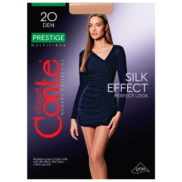 Colanți pentru femei Conte PRESTIGE_20 2 / Black photo 3 Colanți pentru femei Conte PRESTIGE_20 2 / Black photo 3