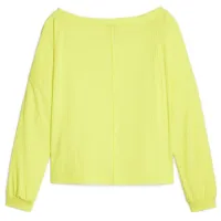 Толстовка для женщин Puma Studio Unwind Long Sleeve Весна - лето / Желтый photo 2
