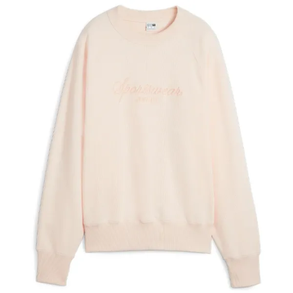 Hanorac pentru femei Puma Classics+ Relaxed Crew All-season / Pink photo 1