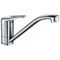 Baterie pentru bucătărie Franke Novara Plus O singură pârghie / pivotantă / Alamă / Crom