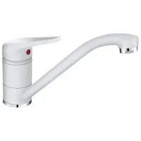 Baterie pentru bucătărie Franke Novara Plus O singură pârghie / pivotantă / Alamă / White