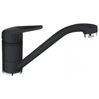 Baterie pentru bucătărie Franke Novara Plus O singură pârghie / pivotantă / Alamă / Black