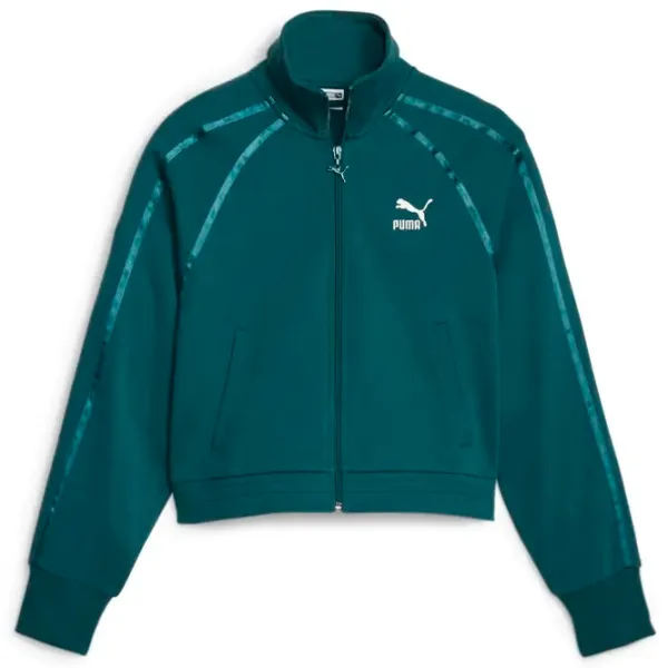 Hanorac pentru femei Puma T7 Track Jacket All-season / Green photo 1 Hanorac pentru femei Puma T7 Track Jacket All-season / Green photo 1