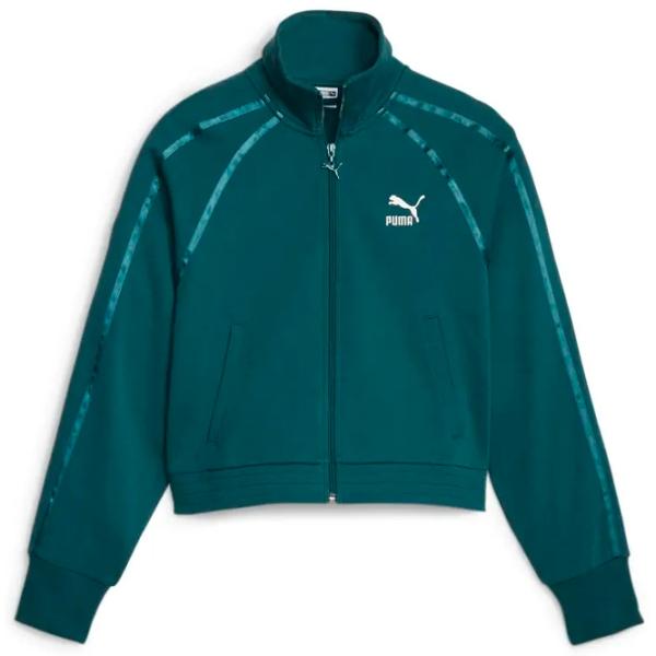 Hanorac pentru femei Puma T7 Track Jacket All-season / Green photo 1 Hanorac pentru femei Puma T7 Track Jacket All-season / Green photo 1